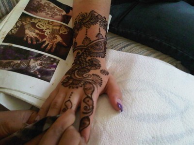 Beautiful Henna on Hand